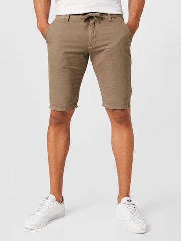 QS by s.Oliver Pants in Brown: front