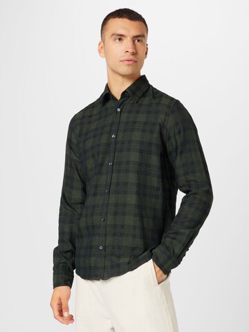 JOOP! Jeans Regular fit Button Up Shirt 'Hanson' in Green: front