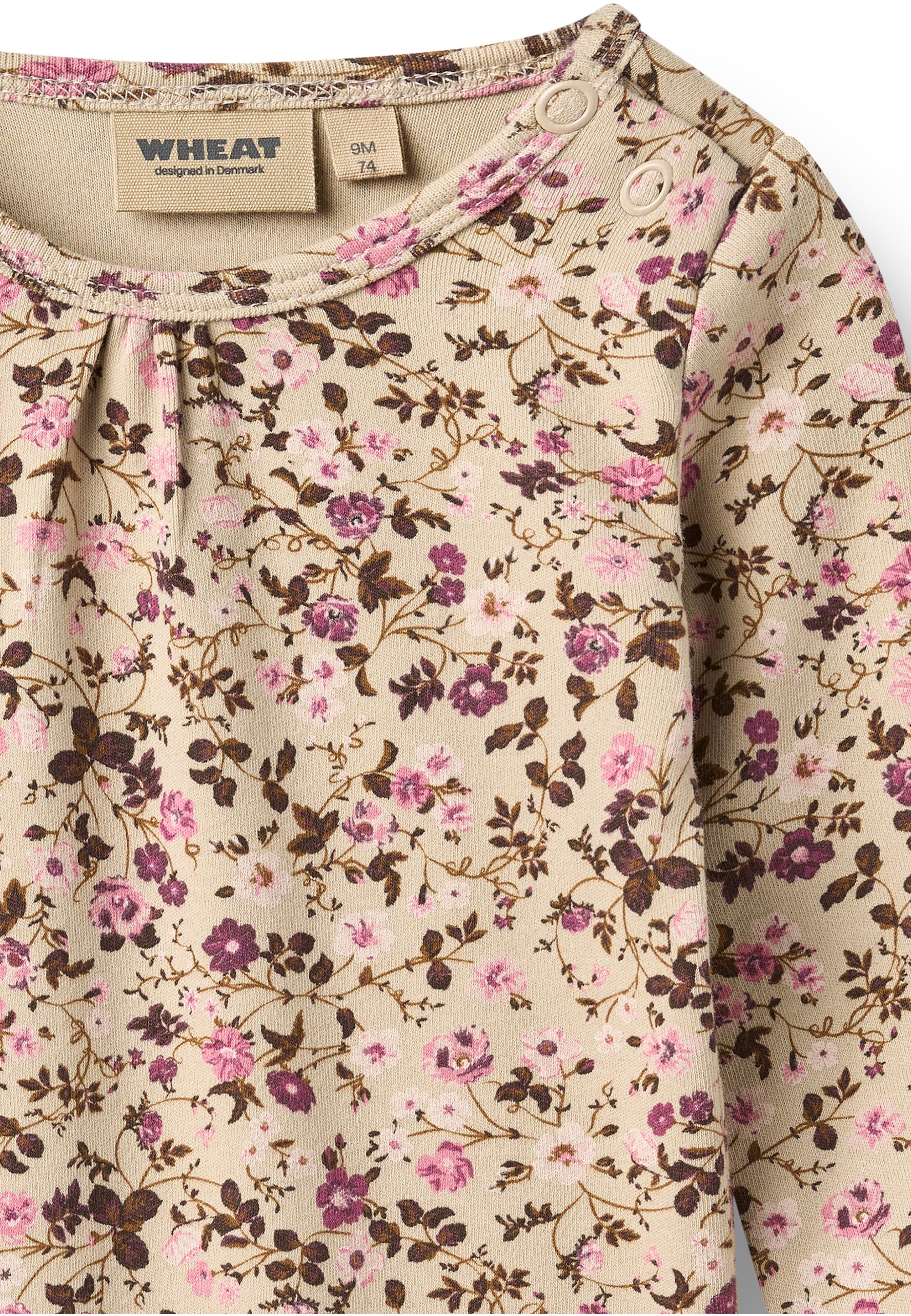 Tutina / body per bambino 'Freddie' di WHEAT in beige