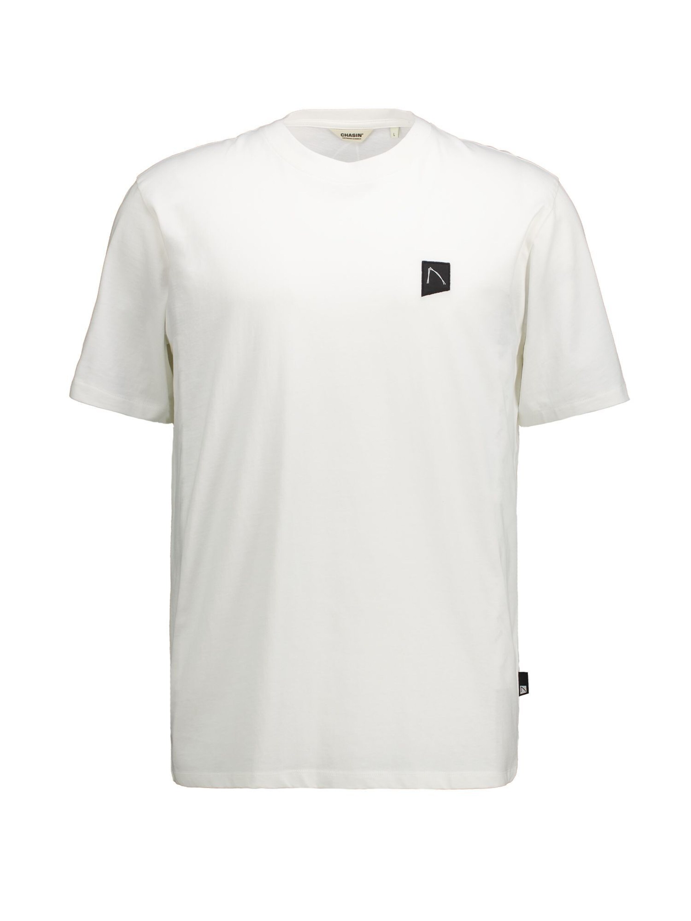 CHASIN' T-Shirt 'Motan' in beige / weiß, Produktansicht