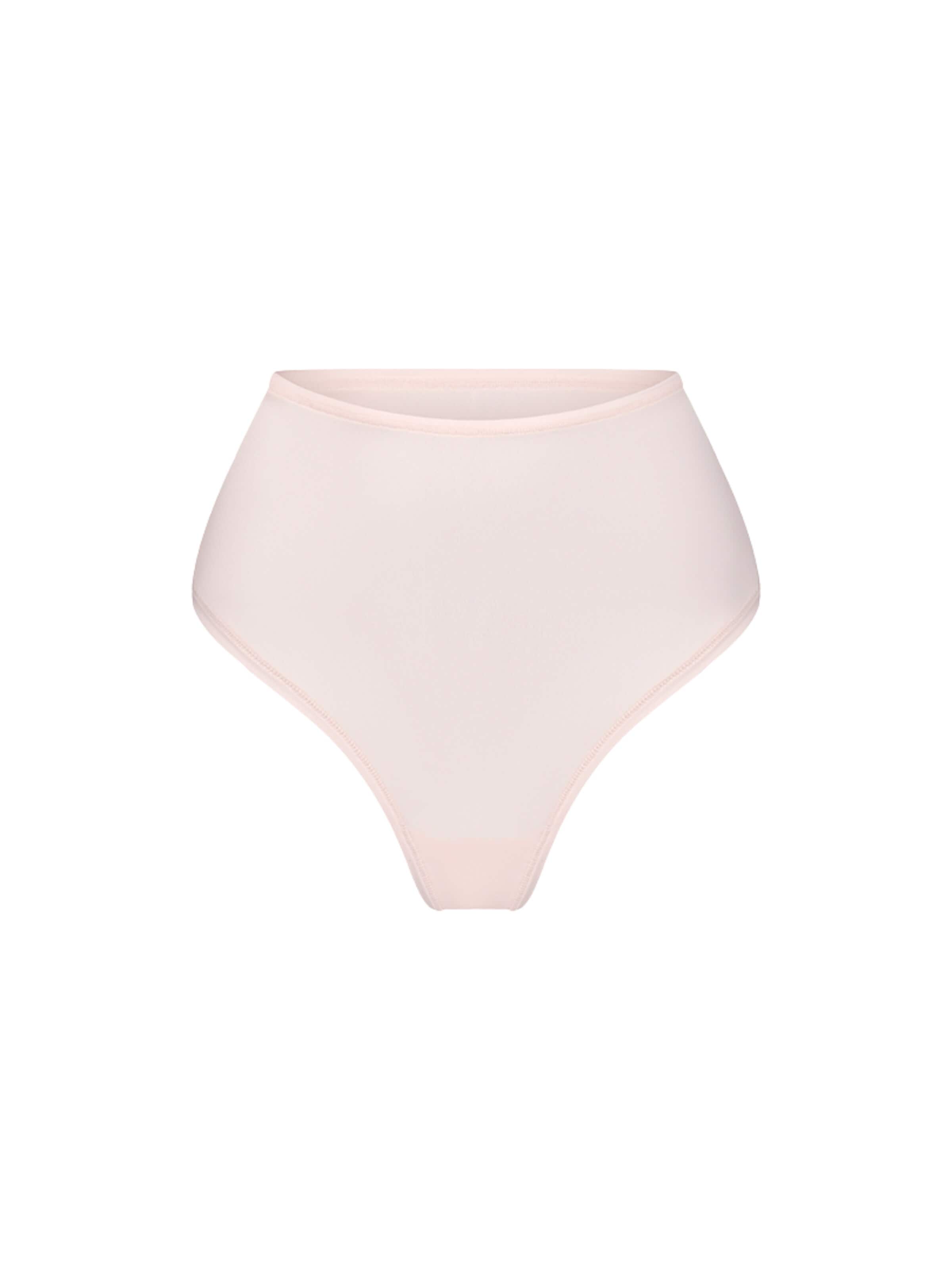 cfab (formerly creamy fabrics) Slip 'Hight-Waist Tanga' in Roze: voorkant