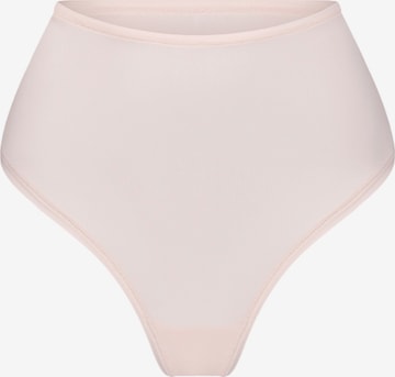 Slip 'Hight-Waist Tanga' cfab en rose : devant