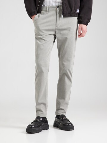 BOSS - regular Pantalón chino en beige: frente