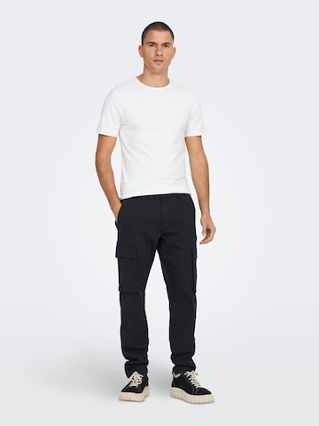 Only & Sons Regular Cargo Pants in Blue