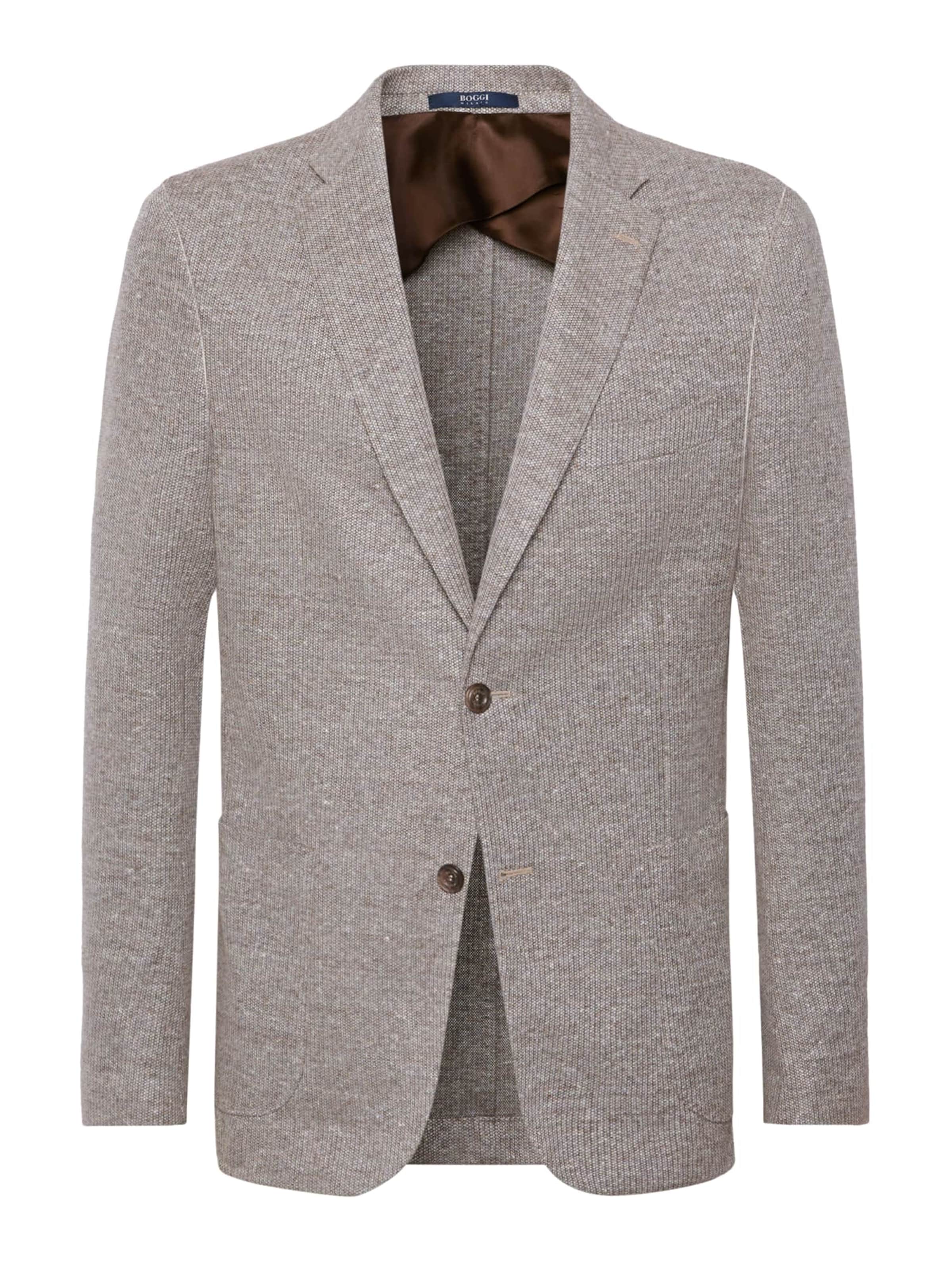 Slim fit Giacca da completo di Boggi Milano in grigio: frontale