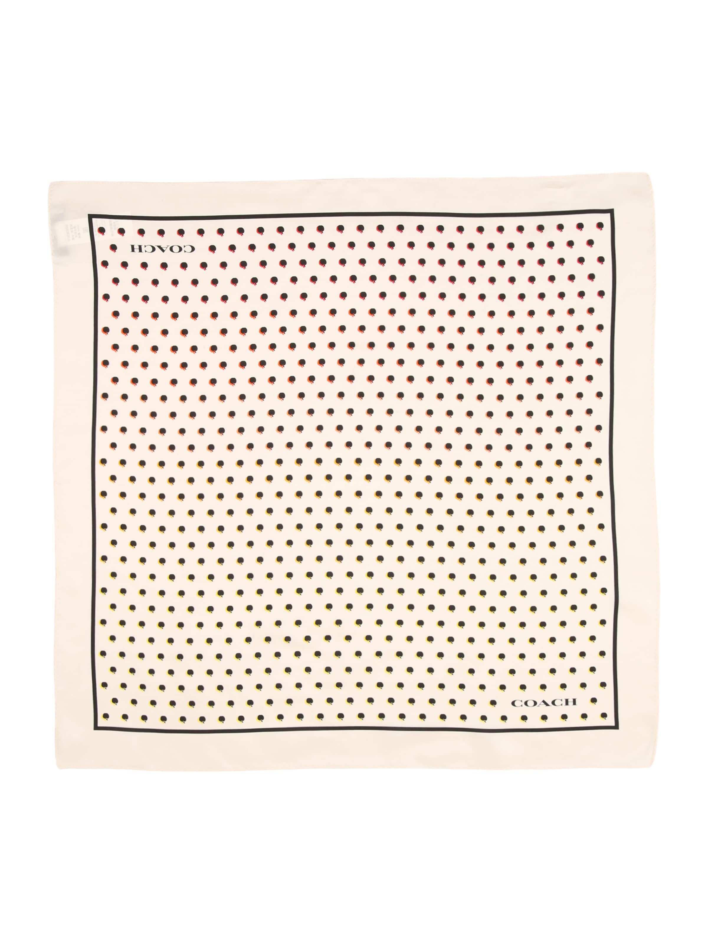 bēšs COACH Lakats 'APPLE DOT': no priekšpuses