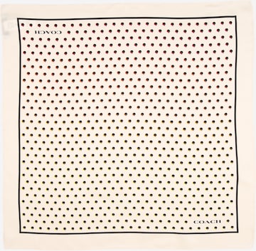 COACH Huivi 'APPLE DOT' värissä beige: etupuoli