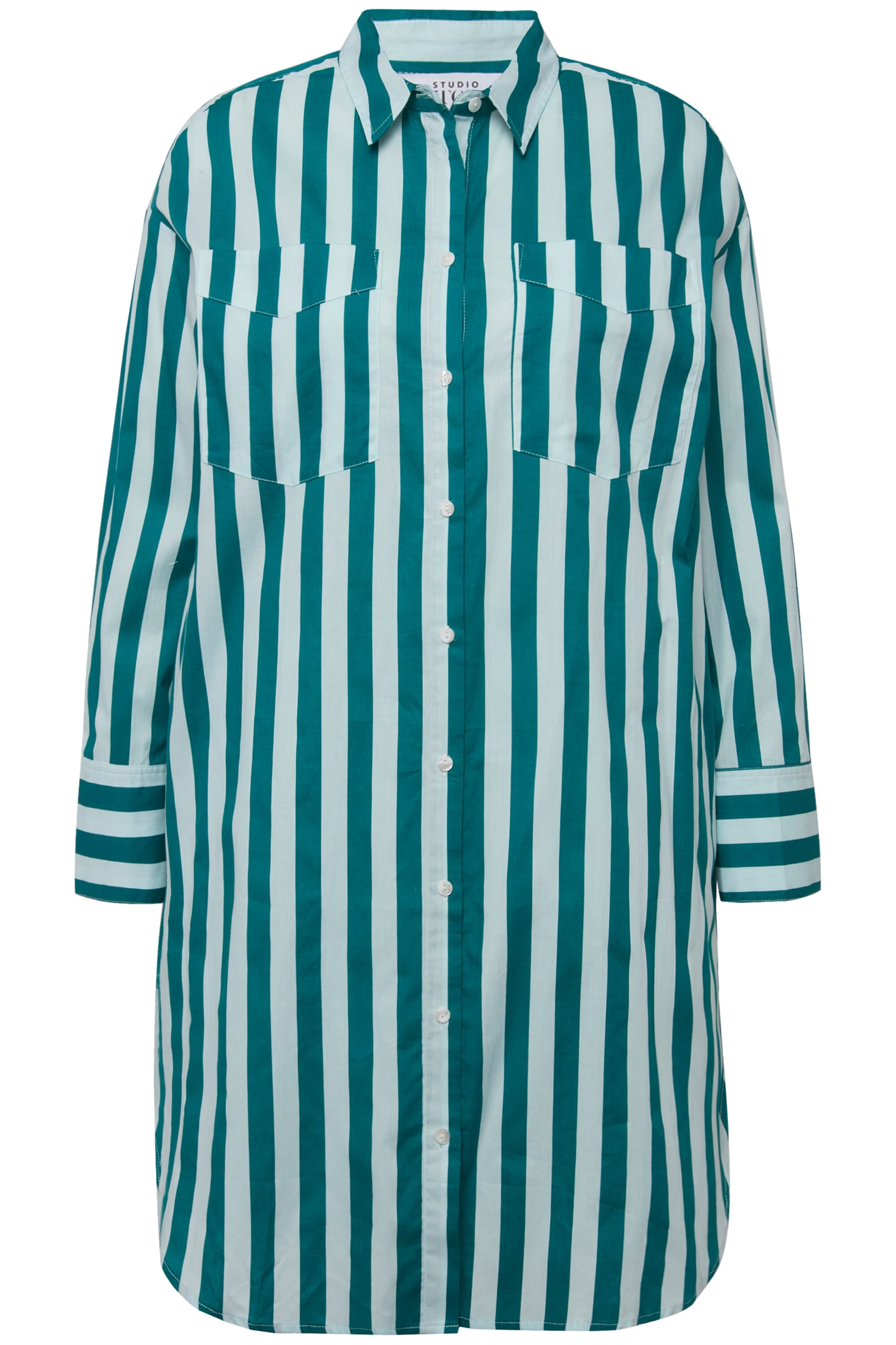 Studio Untold Blouse in Green: front