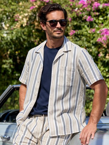 LERROS Regular fit Zakelijk overhemd in Beige