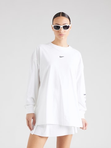 T-shirt 'SWOOSH' Nike Sportswear en blanc
