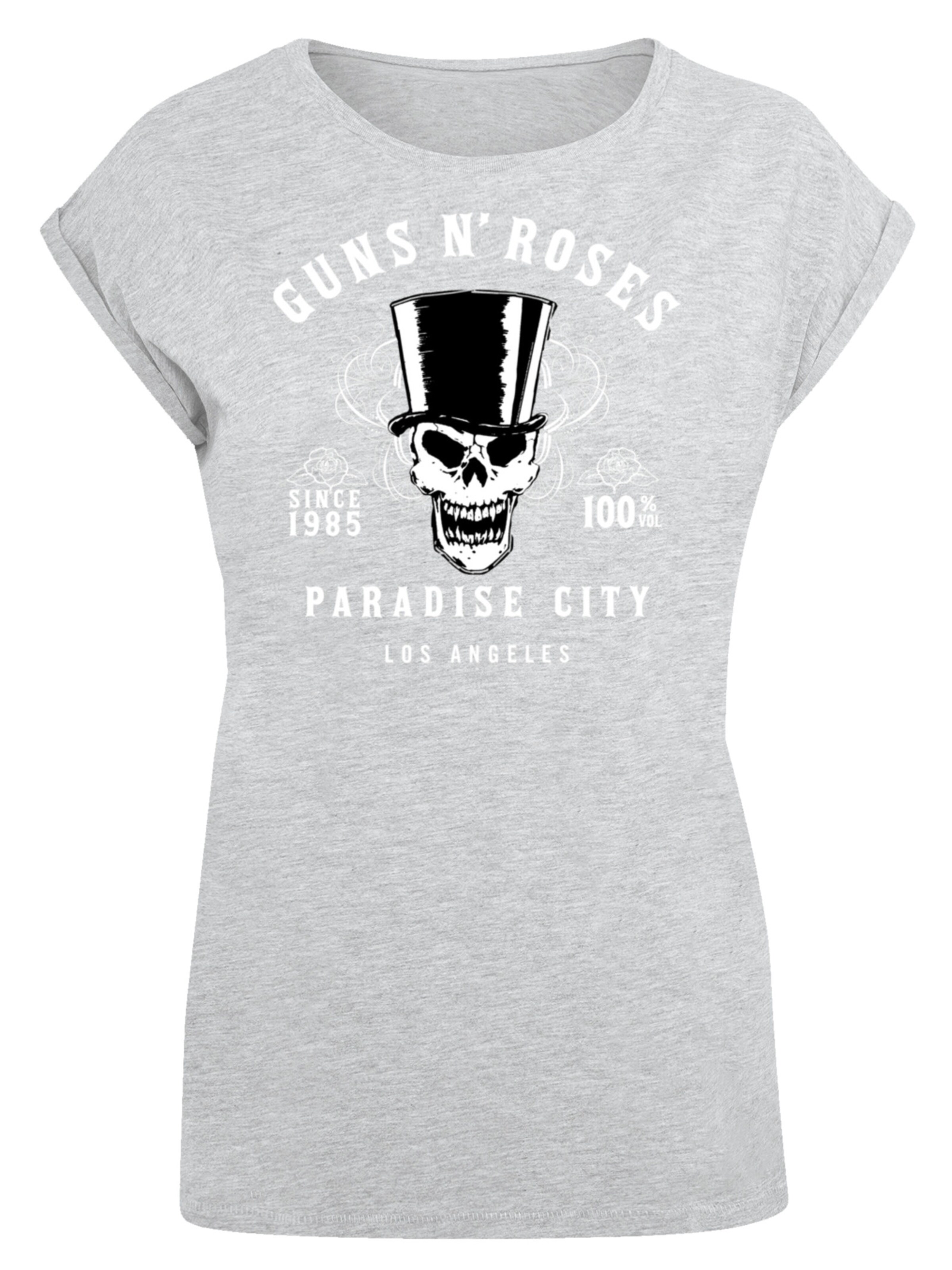 T-shirt 'Guns 'n' Roses' F4NT4STIC en gris : devant