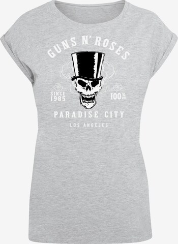 T-shirt 'Guns 'n' Roses' F4NT4STIC en gris : devant