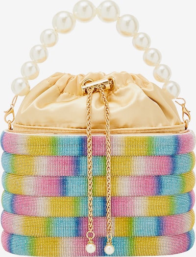 Sutraukiama rankinė iš FELIPA, spalva – šviesiai mėlyna / tamsiai mėlyna / citrinos spalva / rožių spalva, Prekių apžvalga