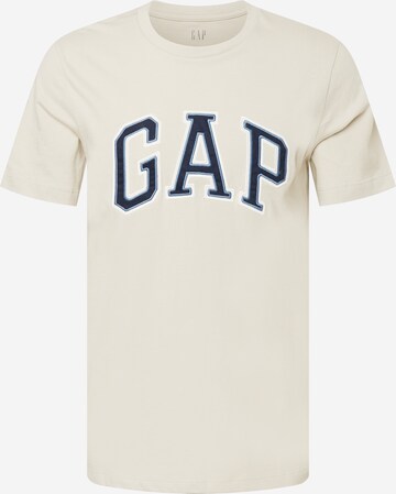 T-Shirt GAP en beige : devant