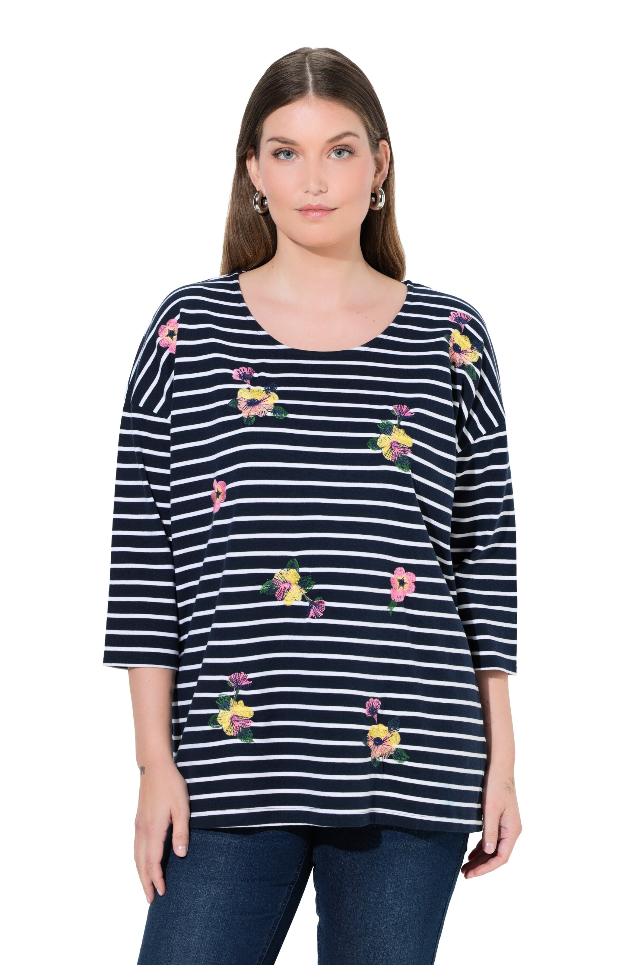 Ulla Popken Shirt in Black: front