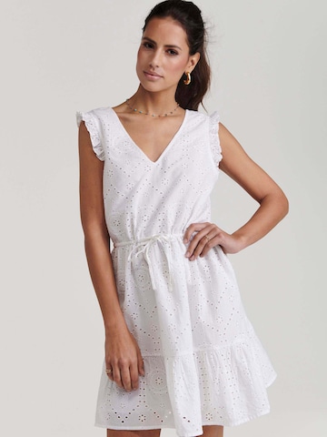 Shiwi Summer Dress 'MALAGA' in White: front