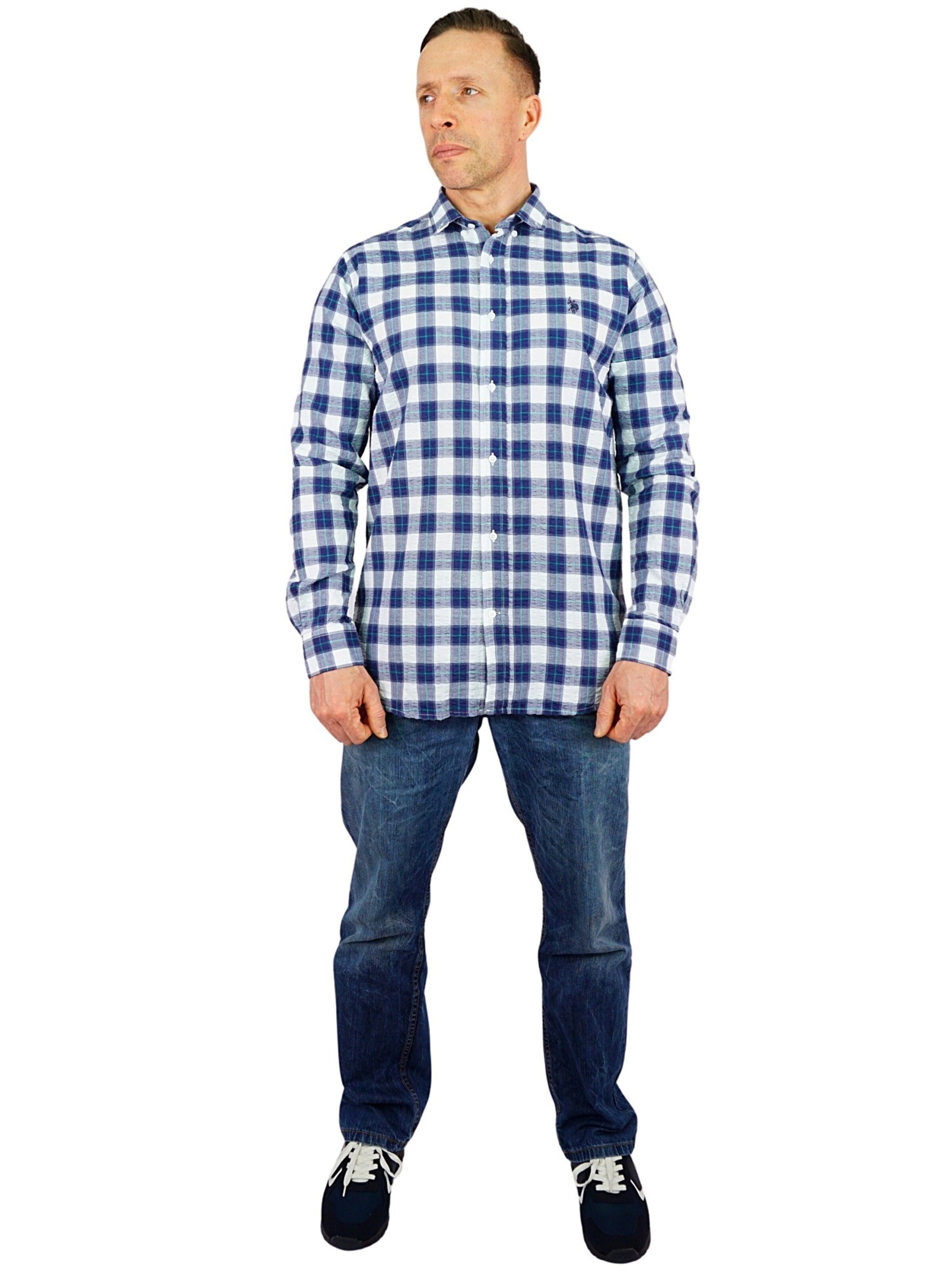 Regular fit Camicia di U.S. POLO ASSN. in blu: frontale