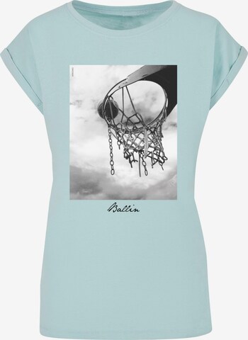 T-shirt 'Ballin 2.0' Mister Tee en bleu : devant