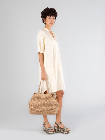 Borsa a spalla di CAFè NOIR in beige