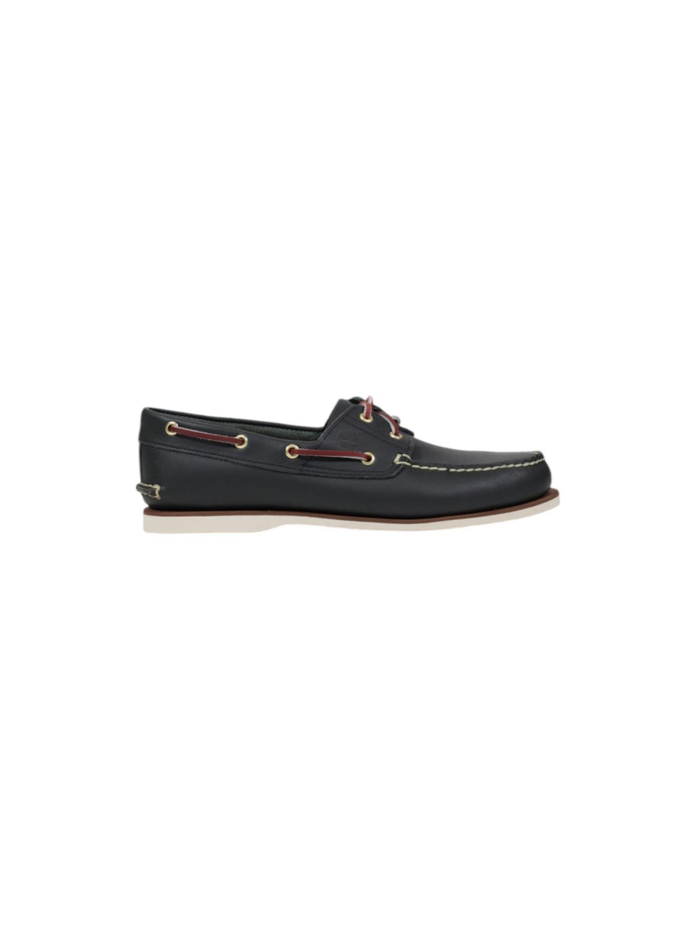 TIMBERLAND Lace-up shoe 'CLASSIC BOAT SHOE TB174036484' in Blue: front