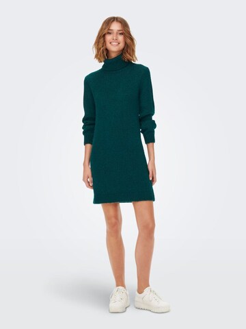 JDY Knit dress 'Dinea' in Green