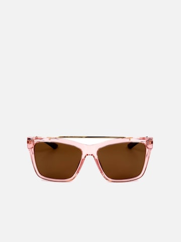Smith Sunglasses 'Smith THE RUNAROUND Pink gold 55/16/140 Women Sunglasses' in Pink: front
