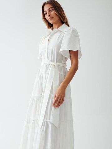 Robe-chemise Willa en blanc