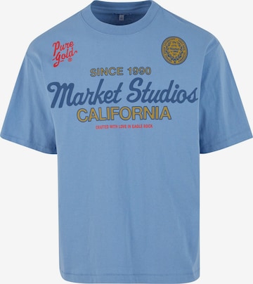 MARKET Shirt 'Pure Gold' in Blue: front