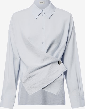 Chemisier 'Cloelia' DRYKORN en bleu : devant