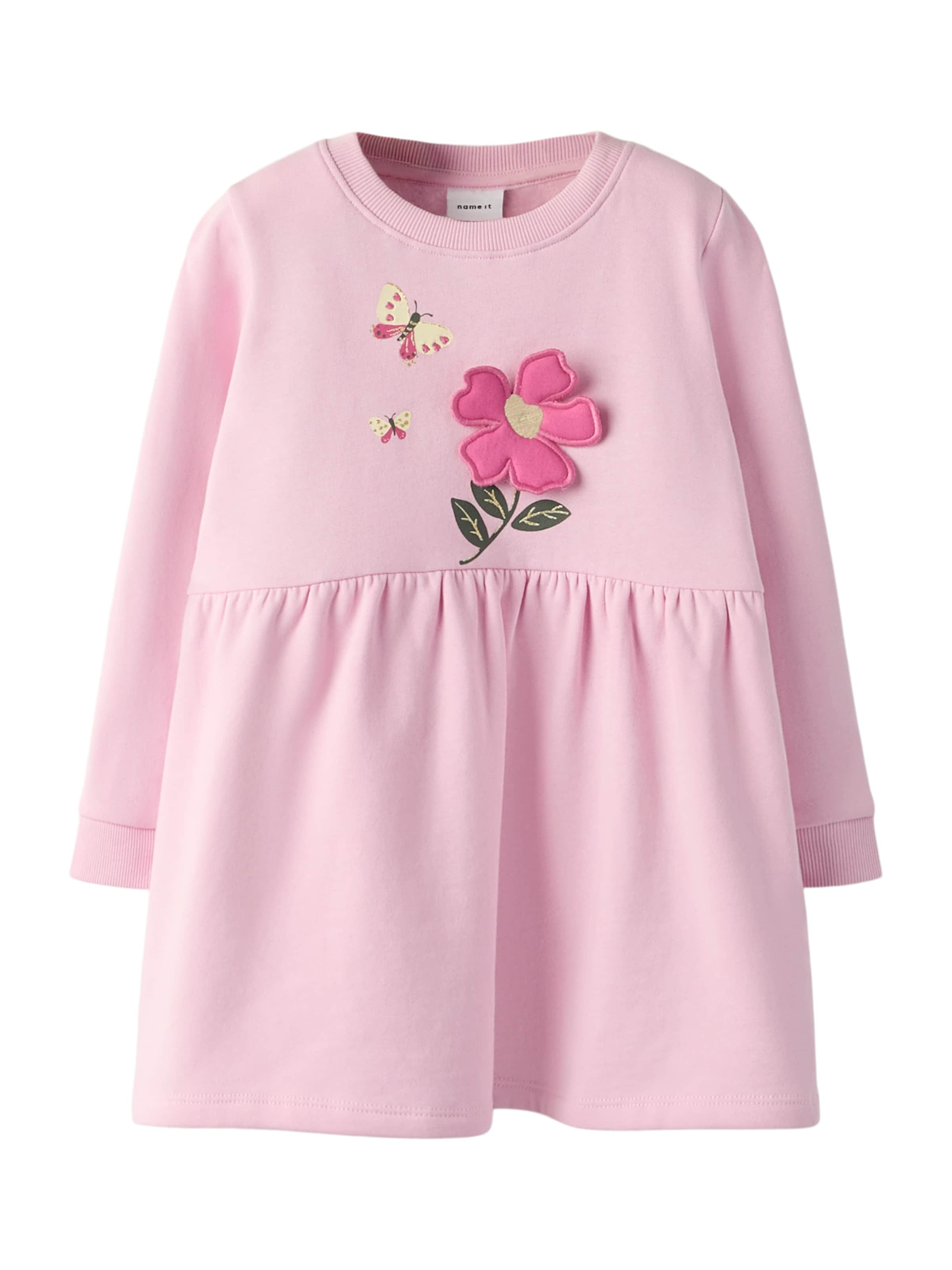 Robe 'NMFDRIVA' NAME IT en rose : devant