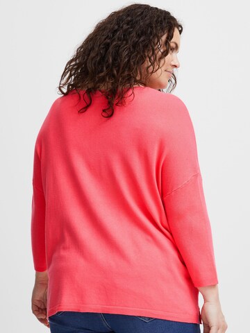 Fransa Curve - Pullover ' FPBLUME ' em vermelho