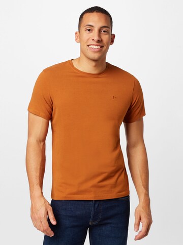 BLEND T-Shirt 'Dinton' in Braun: predná strana