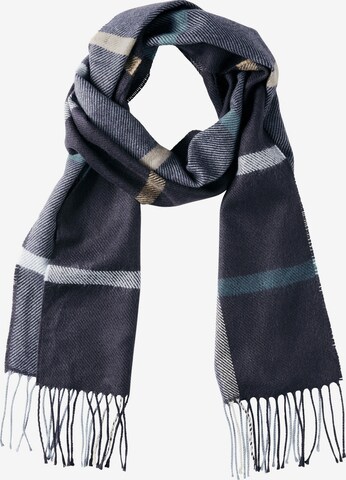 Jan Vanderstorm Scarf ' Fingal ' in Blue: front