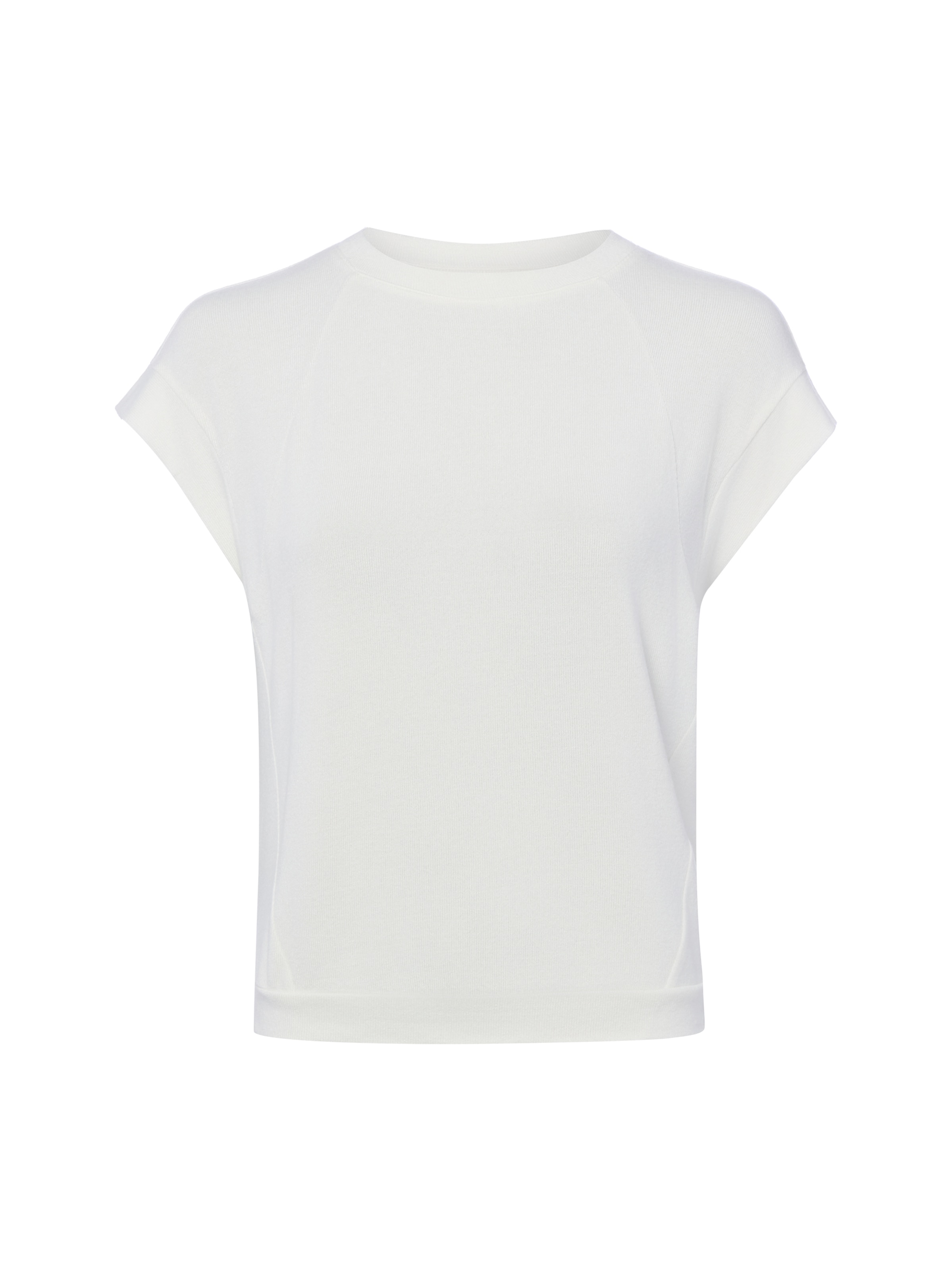 T-shirt OPUS en blanc : devant