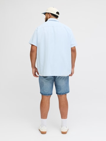 Jack & Jones Plus Loosefit Shorts in Blau