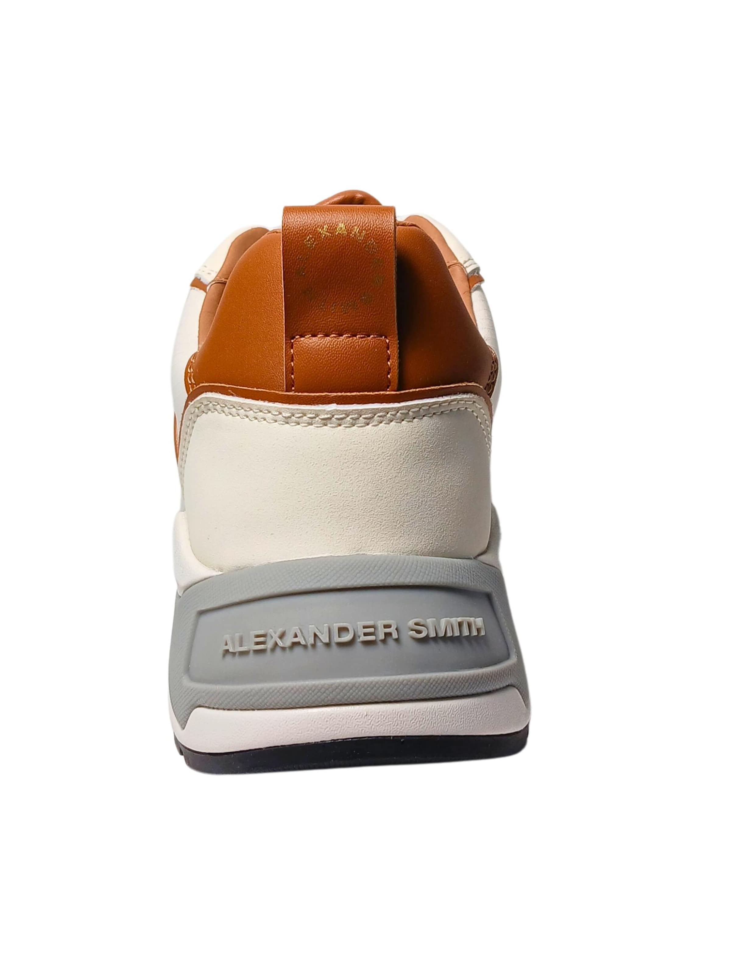 Alexander Smith Platform trainers in White