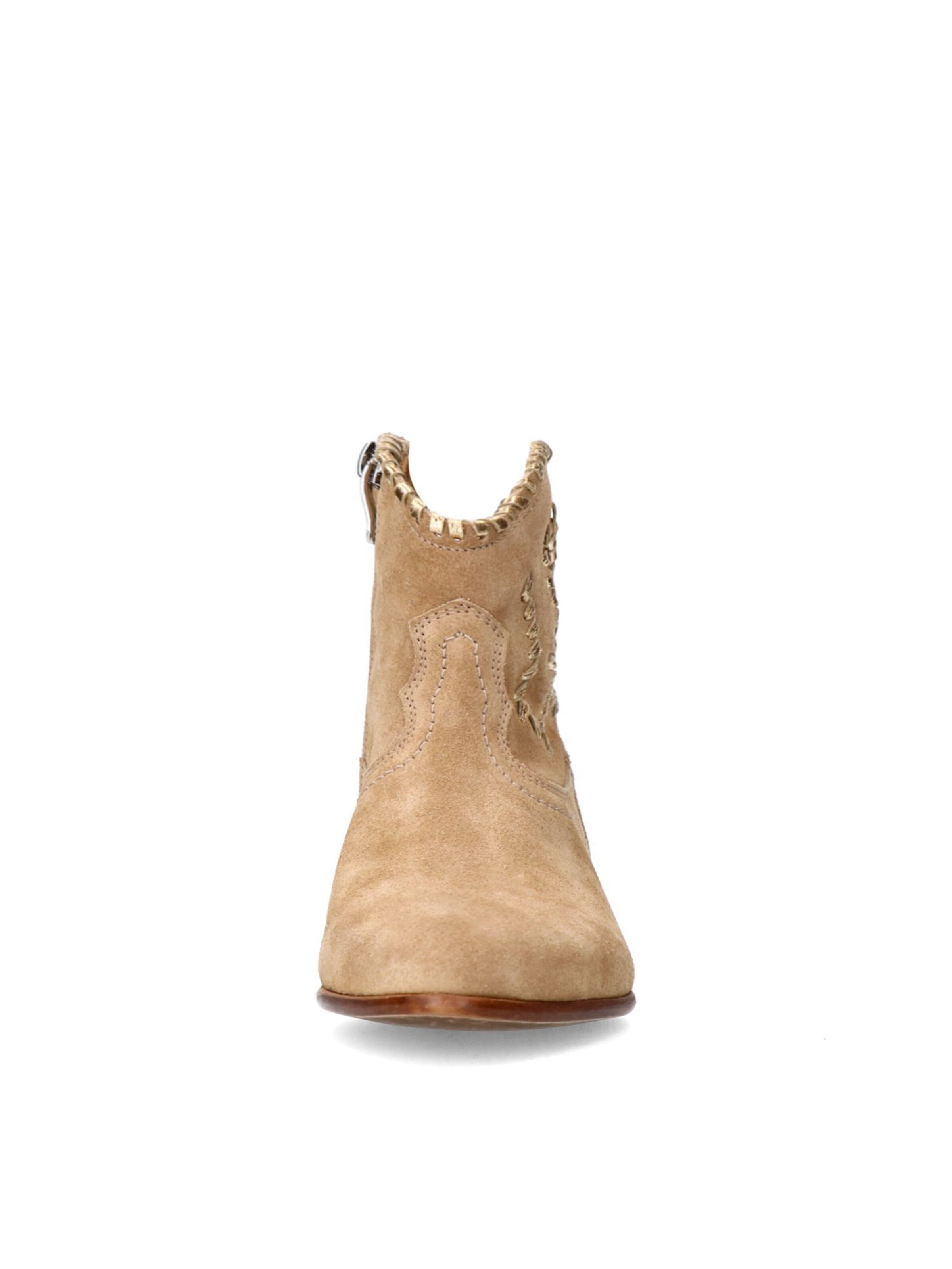 MANFIELD Stiefelette in Beige