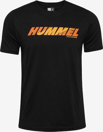 T-Shirt Hummel en noir : devant