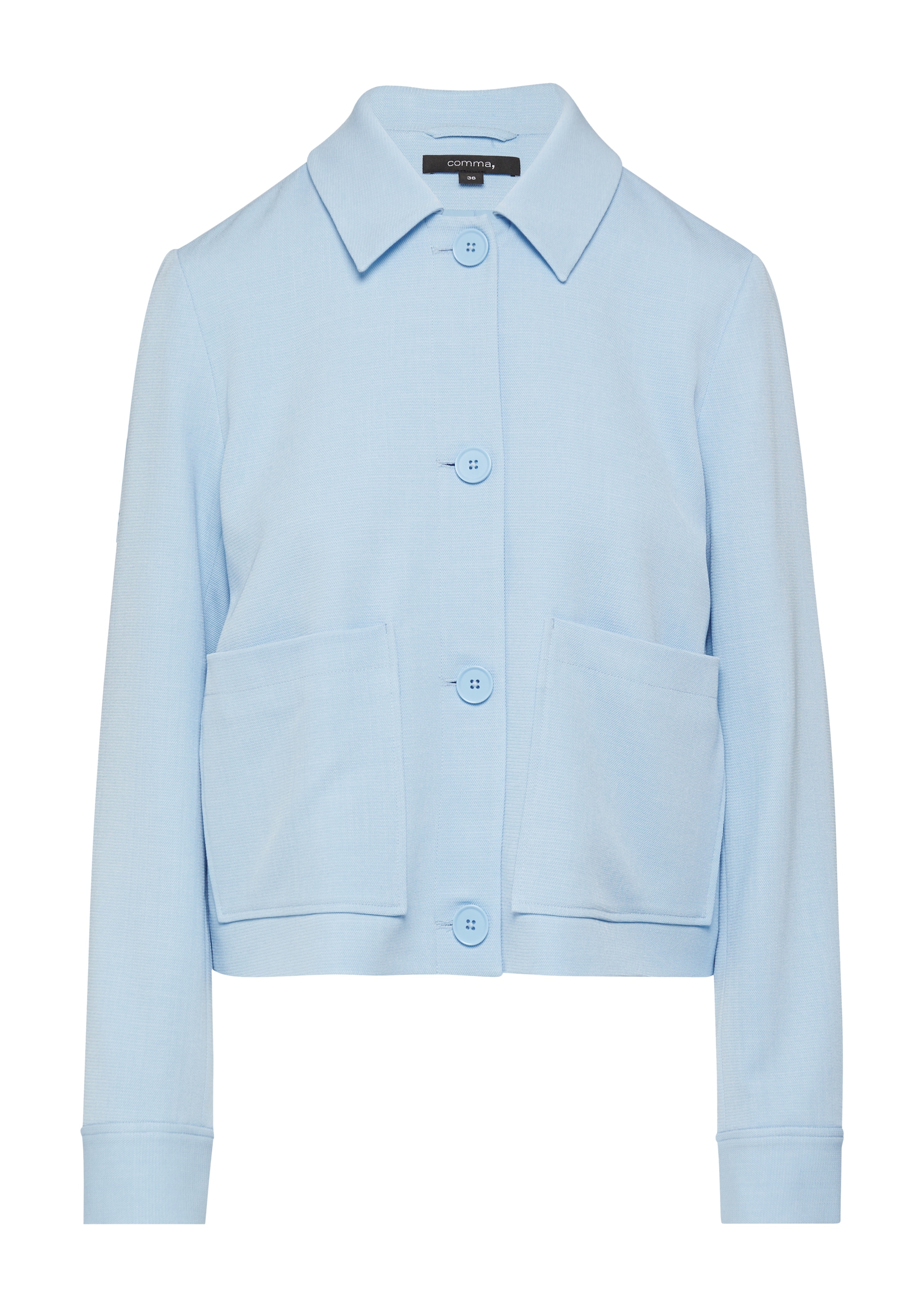 COMMA Φθινοπωρινό και ανοιξιάτικο μπουφάν σε μπλε: μπροστά