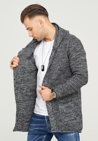 behype Knit Cardigan 'NELIAN' in Grey