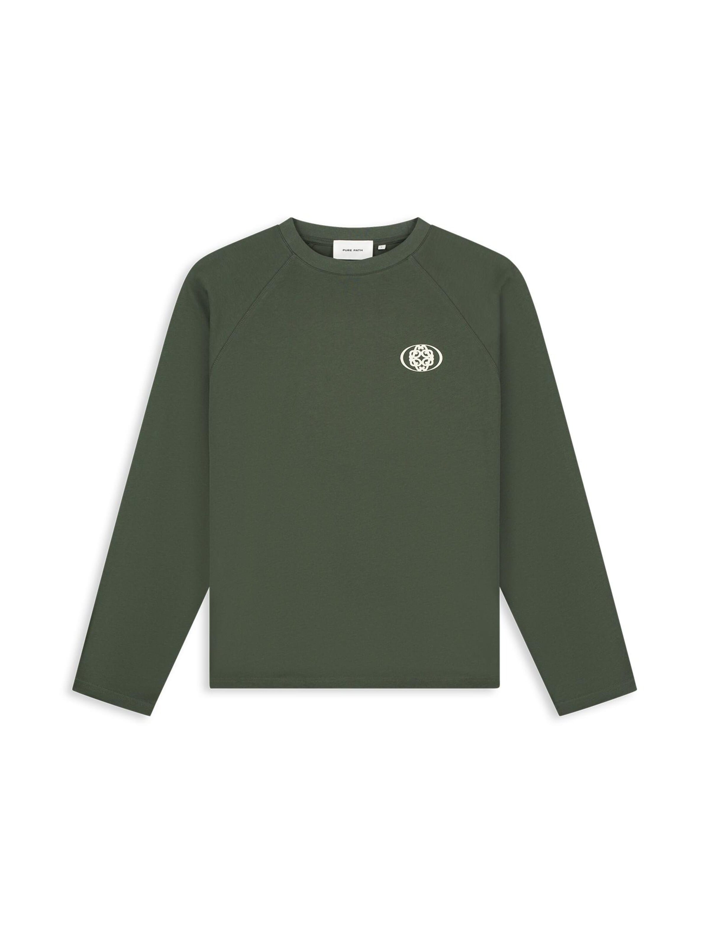 T-Shirt Pure Path en vert : devant