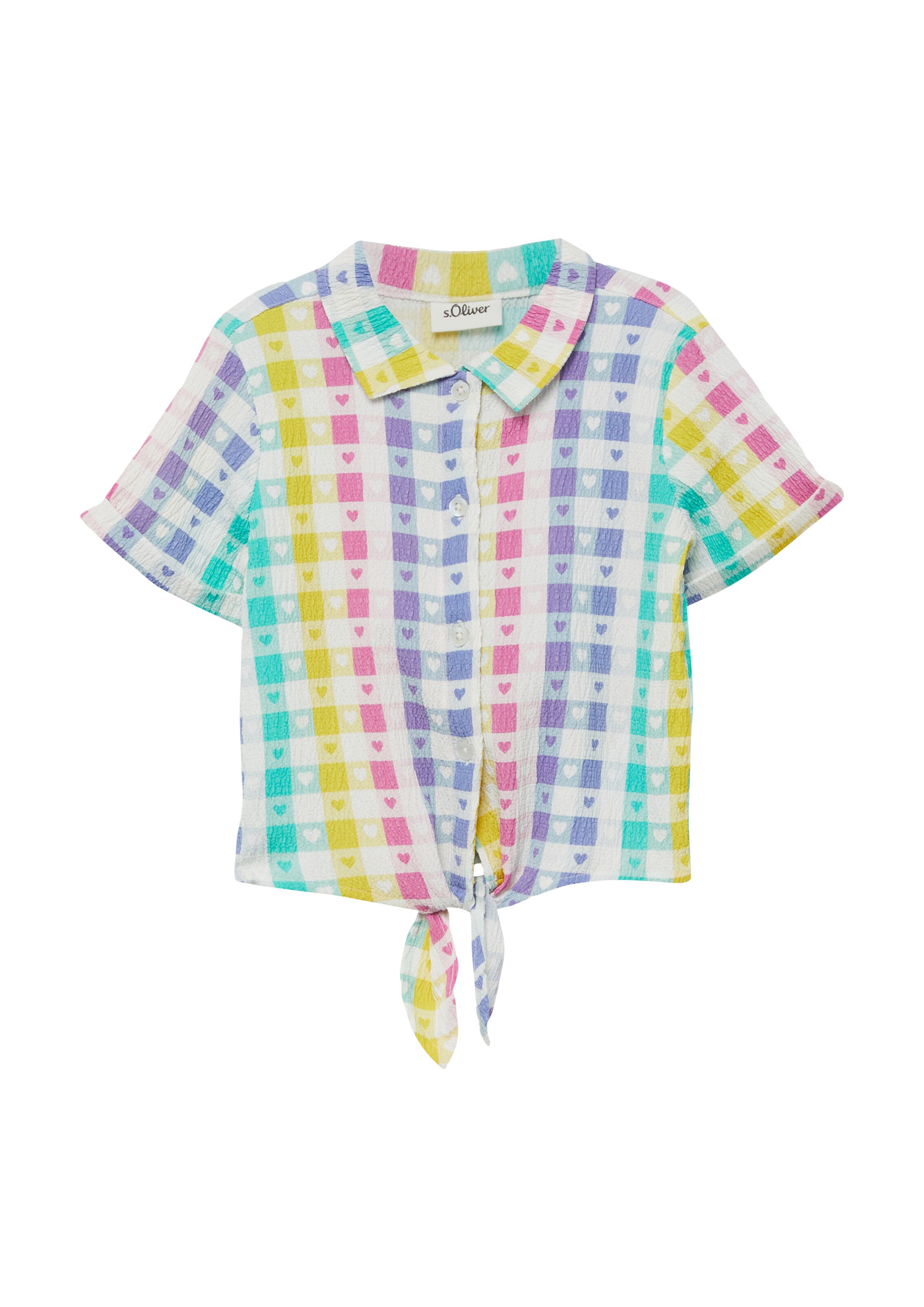 s.Oliver Μπλούζα σε λευκό: μπροστά