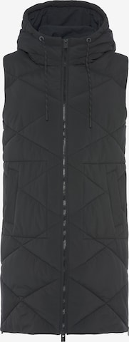 Elbsand Vest in Black: front