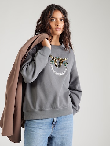 PINKO Sweatshirt 'NELLY MAGLIA' i grå: framsida