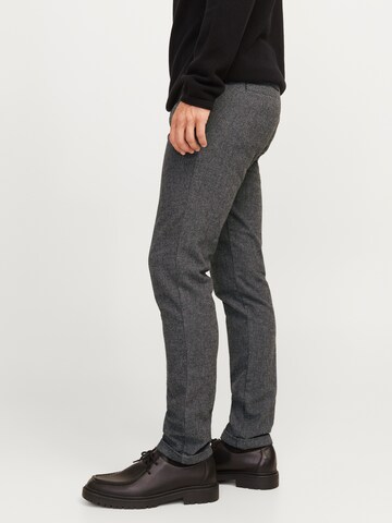 JACK & JONES Slimfit Hose 'JPSTMaro JJHenry' in Grau