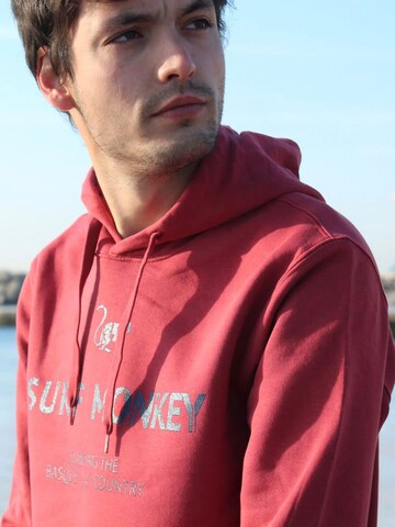 Surf Monkey - Sudadera en rojo