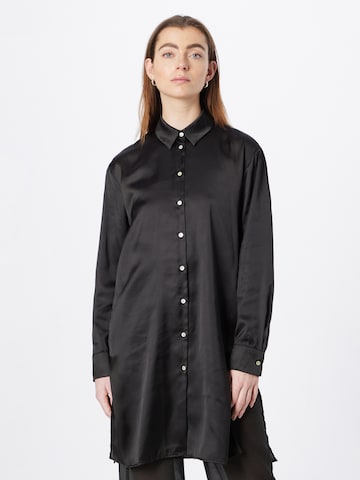 Warehouse Bluse in Schwarz: predná strana