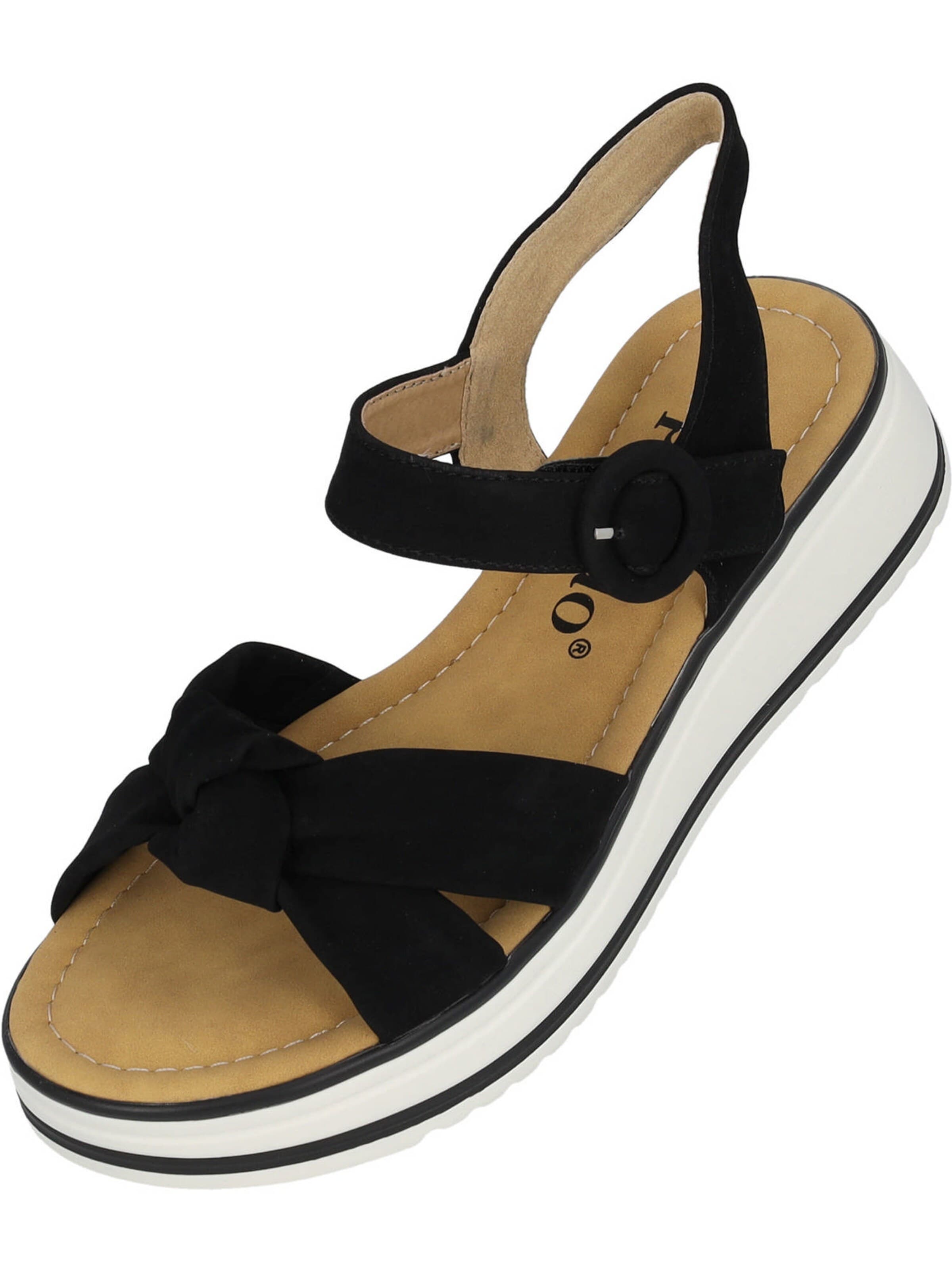 Palado Sandals 'Palado Ebelli' in Black: front