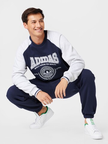 Sweat-shirt 'Varsity' ADIDAS ORIGINALS en bleu