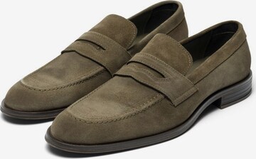 Mocassin 'BYRON' Bianco en vert